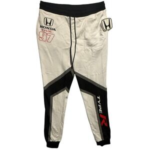 NWT Men's Honda Civic Type R Sweatpants Size X-Large White Official Product RARE